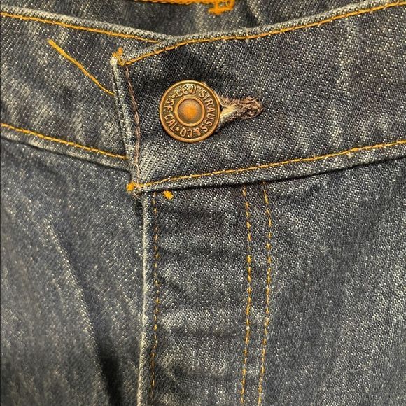 Levi’s Vintage 70s 80s Men’s Orange Tab Medium Wash Bootcut Denim Jeans - Picture 3 of 13